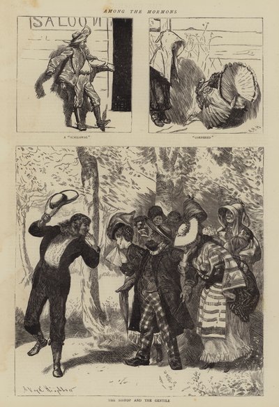 Parmi les Mormons - Arthur Boyd Houghton