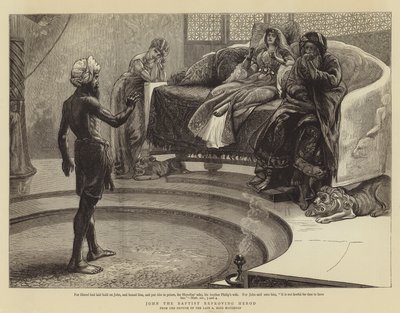 Jean-Baptiste réprimandant Hérode - Arthur Boyd Houghton