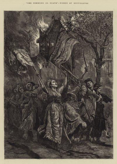 La Commune ou la Mort, Femmes de Montmartre - Arthur Boyd Houghton