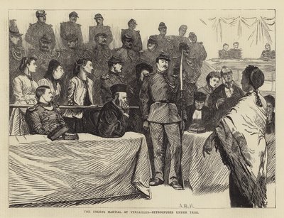 Les cours martiales à Versailles, Pétroleuses en procès - Arthur Boyd Houghton
