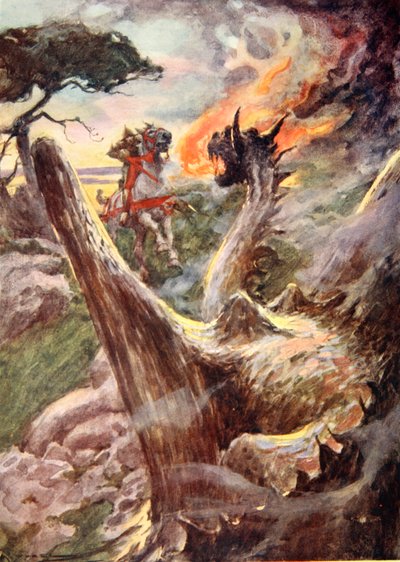 Georges et le Dragon, c.1925 - Arthur C. (after) Michael
