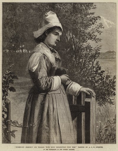 Elle marchait sereinement vers la maison, avec la bénédiction de Dieu sur elle - Arthur C. H. Luxmoore