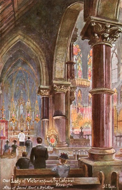 Notre-Dame des Victoires, Kensington, Londres - Arthur Charles (after) Payne