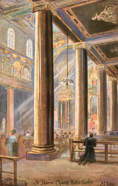 Église italienne Saint-Pierre, Hatton Garden, Londres - Arthur Charles (after) Payne