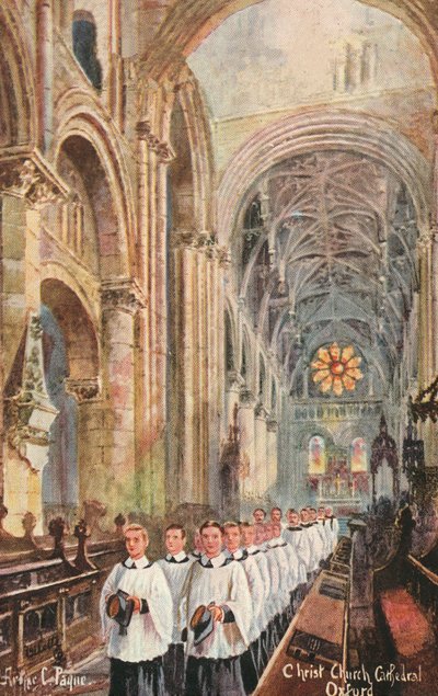 Chœur de la cathédrale Christ Church, Oxford, Oxfordshire - Arthur Charles Payne
