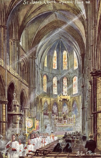 Église Saint-Jacques, Spanish Place - Arthur Charles Payne