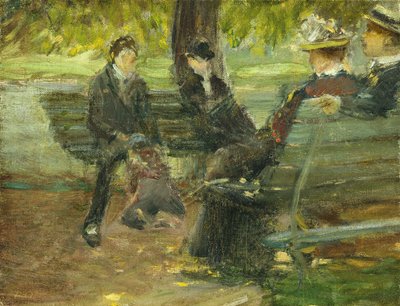 Dans le parc - Arthur Clifton Goodwin