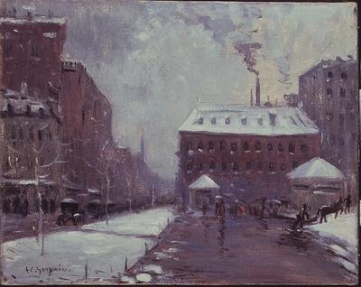 Rue Tremont, Hôtel Pelham, Boston - Arthur Clifton Goodwin