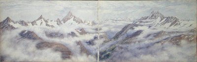 Vue du Breithorn - Arthur Cust