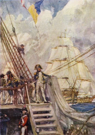 Nelson à la poursuite de la flotte française - Arthur David McCormick