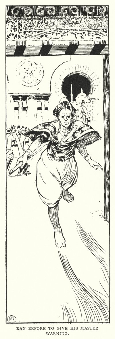 Couru devant pour avertir son maître - Arthur David McCormick
