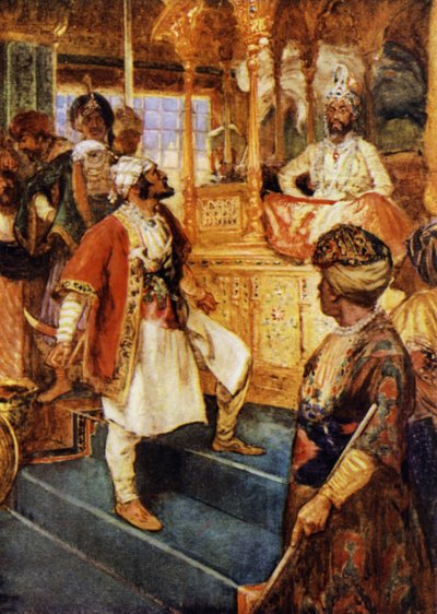 Sivaji défie ouvertement le Grand Moghol - Arthur David McCormick