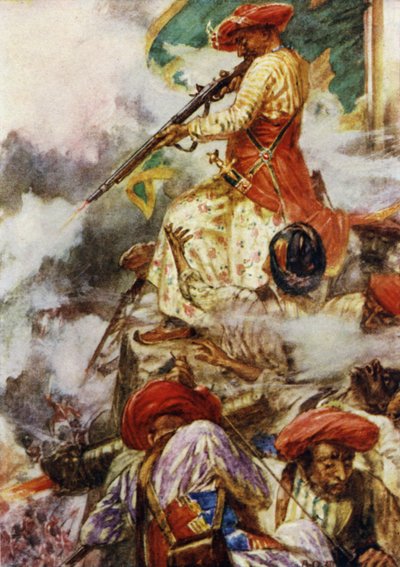 Tipu lui-même tirait calmement sur ses ennemis avancés - Arthur David McCormick