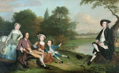 Une famille de pêcheurs - Arthur Devis