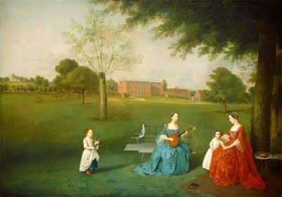 Membres de la famille Maynard dans le parc de Waltons, vers 1755-1762 - Arthur Devis