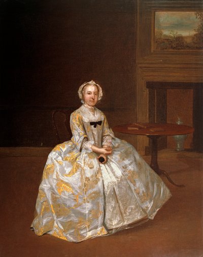 Portrait de Mlle Elizabeth Hemyng, vers 1738-42 - Arthur Devis