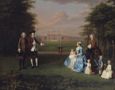 Robert Gwillym of Atherton et sa famille - Arthur Devis
