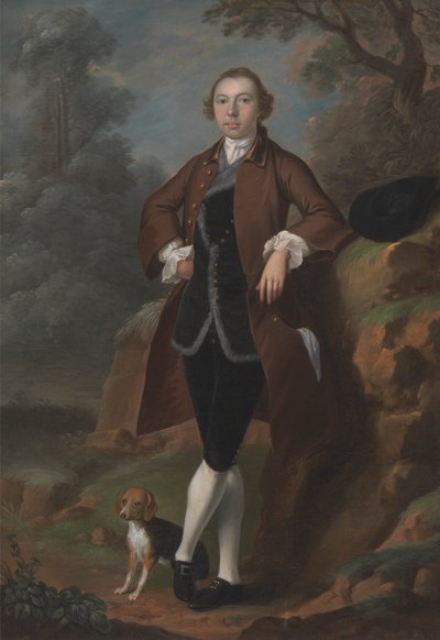 William Farington de Shawe Hall, Lancashire - Arthur Devis