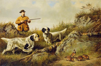 Amos F. Adams tirant sur Gus Bondher et son fils, Comte Bondher, 1887 - Arthur Fitzwilliam Tait