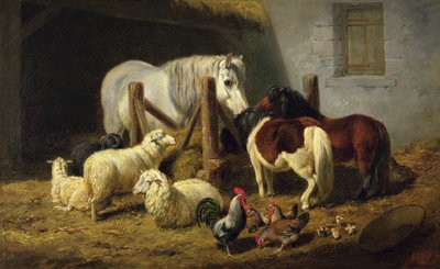 La basse-cour - Arthur Fitzwilliam Tait