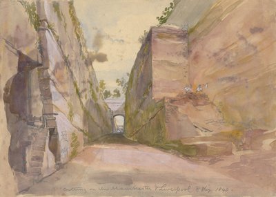 Découpe sur le chemin de fer de Manchester et Liverpool - Arthur Fitzwilliam Tait
