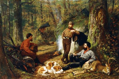 Pause sur le Portage, 1871 - Arthur Fitzwilliam Tait