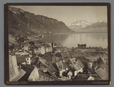 Vue sur Montreux au lac Léman, au loin les Dents du Midi - Arthur Gabler