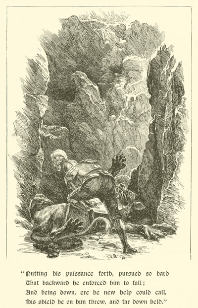 Sir Calidore, chevalier de courtoisie, la bête aux mille langues - Arthur George Walker