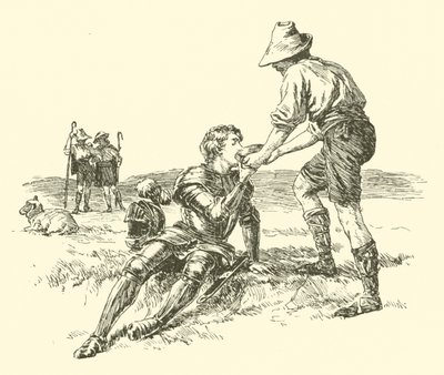 Sir Calidore, chevalier de courtoisie, la quête de la bête criarde - Arthur George Walker