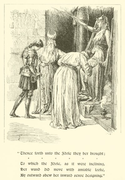 Les Aventures de Sir Artegall, Radigund et Britomart - Arthur George Walker