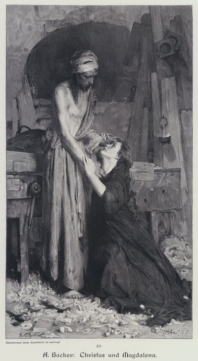 Christ et la Madeleine - Arthur Hacker