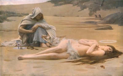 Pélagie et Philammon, 1887, vers 1930 - Arthur Hacker