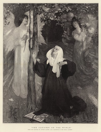 Le cloître ou le monde - Arthur Hacker