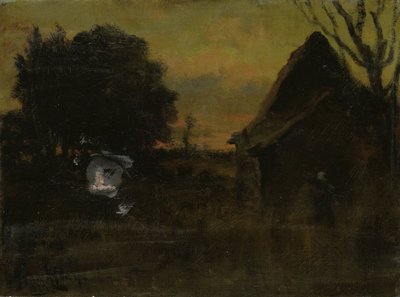 Au coucher du soleil - Arthur Hawksley (signed by artist)