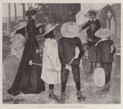Les pèlerins de Canterbury, par E Nesbit - Arthur Herbert Buckland