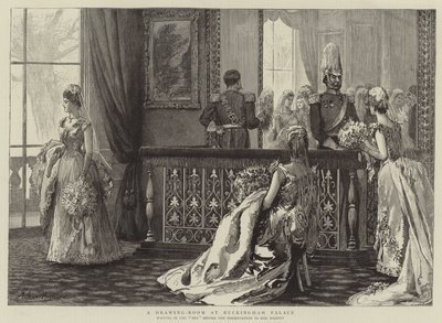 Un salon au Palais de Buckingham - Arthur Hopkins