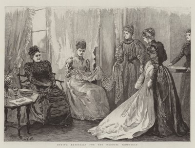 Achat de matériaux pour le trousseau de mariage - Arthur Hopkins