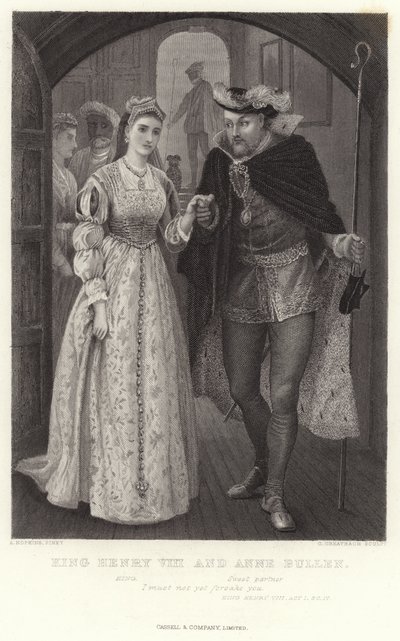 Le roi Henri VIII et Anne Bullen, Le roi Henri VIII, Acte I, Sc IV - Arthur Hopkins