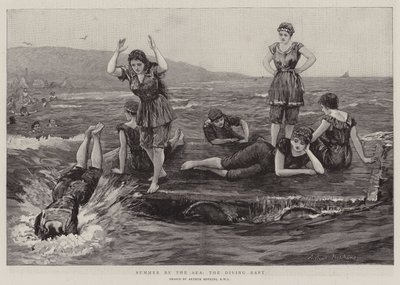 Été au bord de la mer, le radeau de plongée - Arthur Hopkins