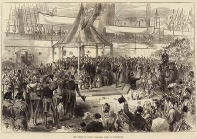 Le Prince de Galles accueilli à Portsmouth - Arthur Hopkins