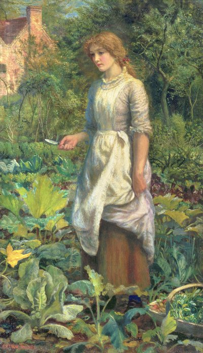 Phyllis, vers 1887 - Arthur Hughes