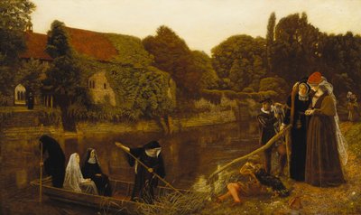 Le bateau du couvent, 1874 - Arthur Hughes
