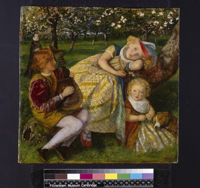 Le verger du roi, c.1858 - Arthur Hughes