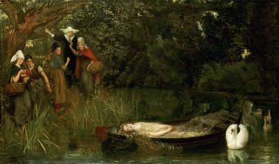 La Dame de Shalott, 1873 - Arthur Hughes