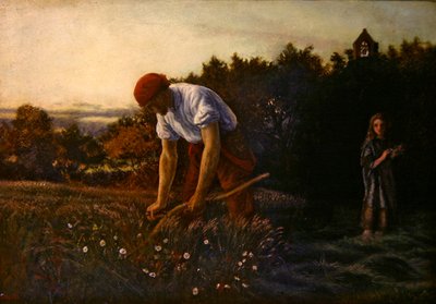 Le Faucheur dans les Fleurs - Arthur Hughes