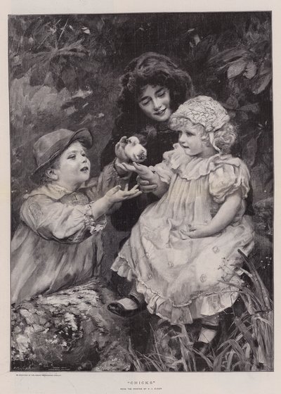 Poussins - Arthur John Elsley