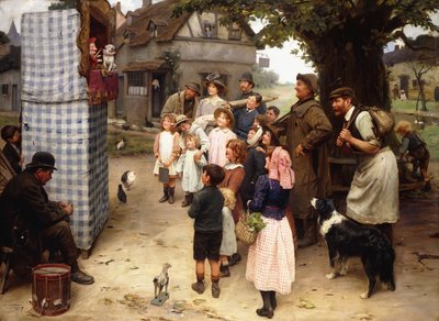 Le spectacle de Punch et Judy - Arthur John Elsley