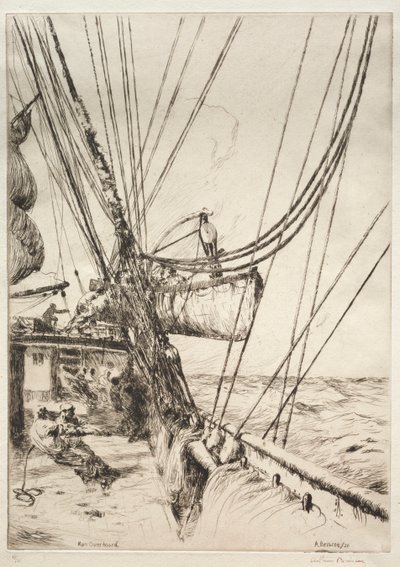 Homme à la Mer - Arthur John Trevor Briscoe