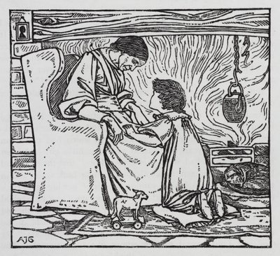 Hans Christian Andersen : La fille qui marcha sur le pain - Arthur Joseph Gaskin