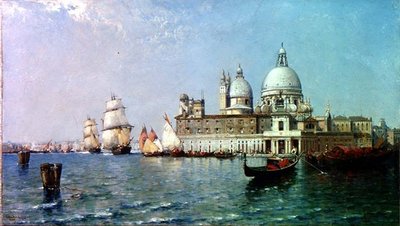 Venise : Marée haute - Arthur Joseph Meadows